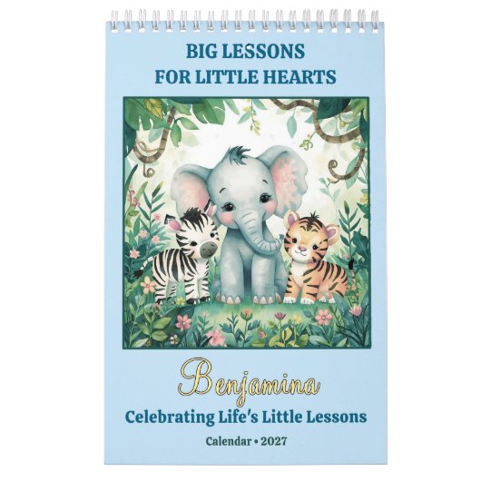 Calendrier Petits Cœurs Leçons de Vie Animaux Mign (Protection)