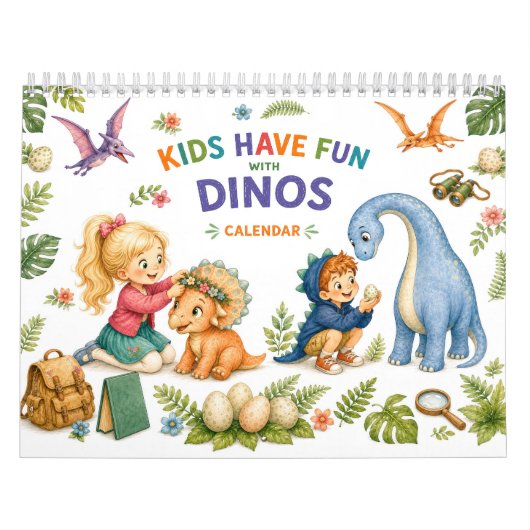 Calendrier Petits Explorateurs & Dinosaures Mignons – Calendr (Protection)