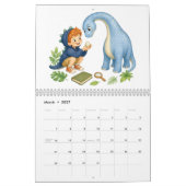 Calendrier Petits Explorateurs & Dinosaures Mignons – Calendr (Mar 2027)