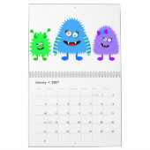 Calendrier Petits monstres mignons (Jan 2027)