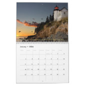 Calendrier Phare historique de la Nouvelle-Angleterre (Jan 2026)