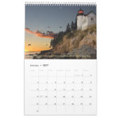 Calendrier Phare historique de la Nouvelle-Angleterre (Jan 2027)