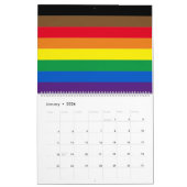 Calendrier Philly Pride diversité drapeau arc-en-ciel (Jan 2026)