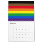 Calendrier Philly Pride diversité drapeau arc-en-ciel (Mar 2027)