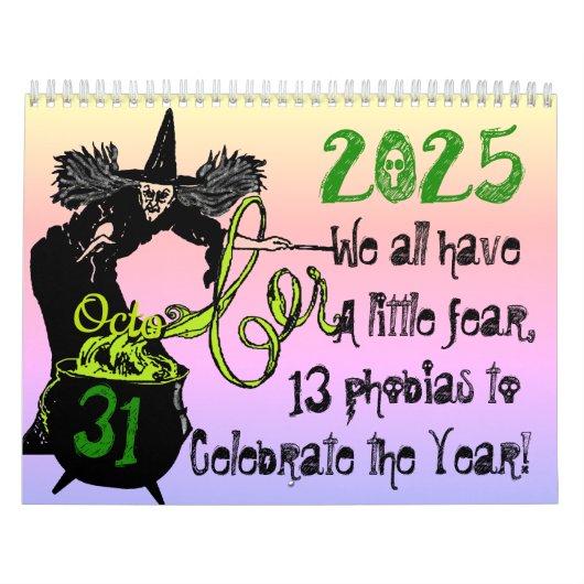 Calendrier phobique d'Halloween 2025 (Protection)