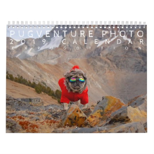 Calendrier Photo 2019 de Pugventure : Expugdition (Protection)