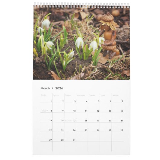 Calendrier photo Acorn Elves / Dubanci (Mar 2026)