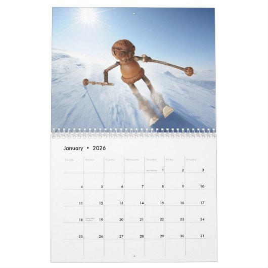 Calendrier photo Acorn Elves / Dubanci (Jan 2026)