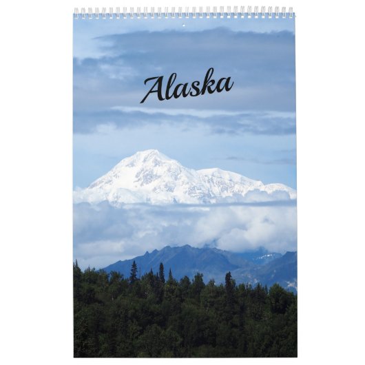 Calendrier Photo Alaska personnalisable (Protection)