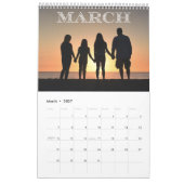 Calendrier photo de 12 mois (Mar 2027)