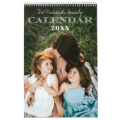 Calendrier photo de 12 mois (Protection)