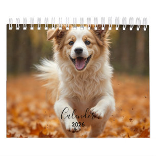 Calendrier Photo de Chien Personnalisé Moderne 202