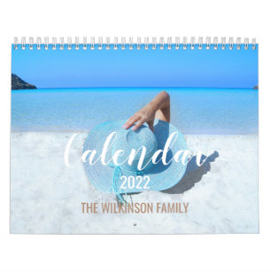 Calendrier Photo de famille minimaliste moderne 2022