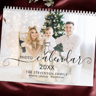 Calendrier Photo de famille personnalisée moderne 2023 chic