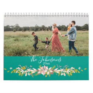 Calendrier Photo de famille rustique