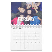 Calendrier Photo de famille simple et moderne 2026 (Feb 2026)