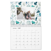 Calendrier photo de l'aquarelle florale (Jan 2027)