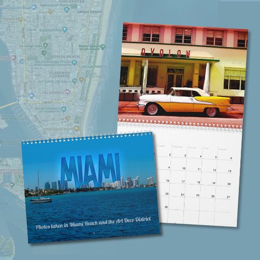Calendrier photo de Miami Beach