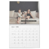 Calendrier photo de vingt-cinq scripts (Mar 2026)