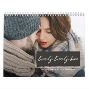 Calendrier photo de vingt-cinq scripts