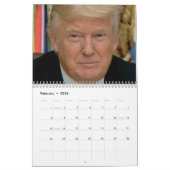Calendrier Photo Donald Trump - Président 2024 (Feb 2026)