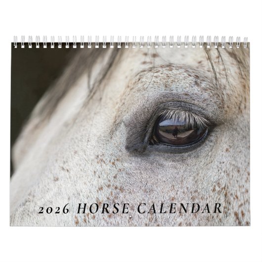 Calendrier photo du cheval 2026 (Protection)
