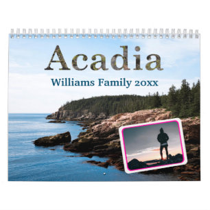 Calendrier photo du parc national Acadia 2022