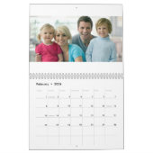 Calendrier photo du portefeuille moderne (Feb 2026)