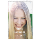 Calendrier photo d'une page (Protection)