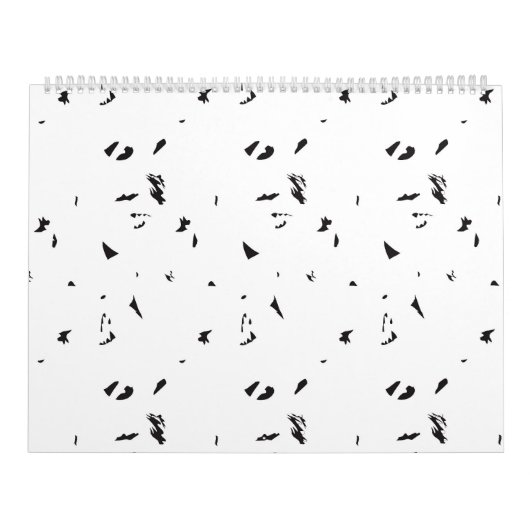 Calendrier photo en noir et blanc d'un troupeau d'oiseaux (Protection)