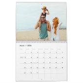 Calendrier photo familial personnalisé 2026 (Mar 2026)