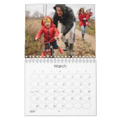 Calendrier photo familiale minimaliste 2024 (Mar 2027)