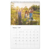 Calendrier Photo Familiale Simple Et Moderne 2024 (Feb 2027)