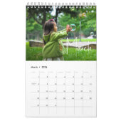 Calendrier Photo Familiale Simple Et Moderne 2024 (Mar 2026)