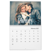 Calendrier photo famille, Calendrier modifiable (Feb 2027)