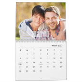 Calendrier photo famille, Calendrier modifiable (Mar 2027)