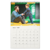 Calendrier Photo famille moderne simple et chic (Mar 2027)