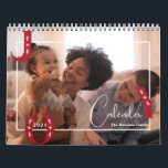 Calendrier Photo Festive personnalisée 2024 Joy Christmas Fam<br><div class="desc">Le calendrier de la famille de Noël Festive Custom Photo 2024 est le moyen idéal d'égayer votre maison ou votre bureau en cette période de fêtes. Avec son design charmant et son grand espace pour vos photos de famille préférées, ce calendrier vous apportera un sourire chaque jour. Le message "JOY"...</div>