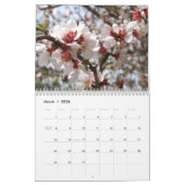 Calendrier photo Fleurs 2026 (Mar 2026)