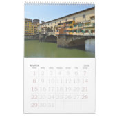 Calendrier photo Florence, Italie 12 mois (Mar 2026)