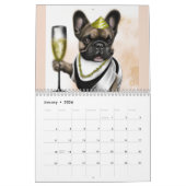 Calendrier photo français Bulldog migre Frenchie (Jan 2026)
