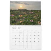 Calendrier photo inspirant de fleurs (Feb 2027)