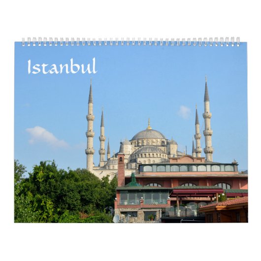 Calendrier photo Istanbul de 12 mois (Protection)