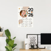Calendrier Photo Keep Smiling 2026 Affiche 45x60 (Bureau à domicile)
