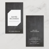 CALENDRIER PHOTO LOGO Photographe Carte de visite (Devant / Derrière)