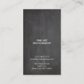 CALENDRIER PHOTO LOGO Photographe Carte de visite (Dos)