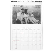 Calendrier photo minimaliste moderne 2026 (Feb 2027)