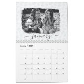 Calendrier Photo moderne Abstrait noir et blanc  (Jan 2027)