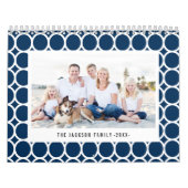 Calendrier photo moderne de couleur et légende mod (Protection)