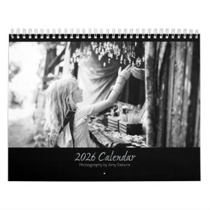 Calendrier photo monochrome 2026 d'Amy